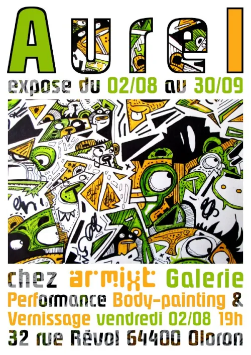 "De l'art en petits morceaux" | Aurel Street artist, Oloron (64)